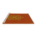 Sideview of Machine Washable Transitional Orange Red Orange Rug, wshpat2143yw