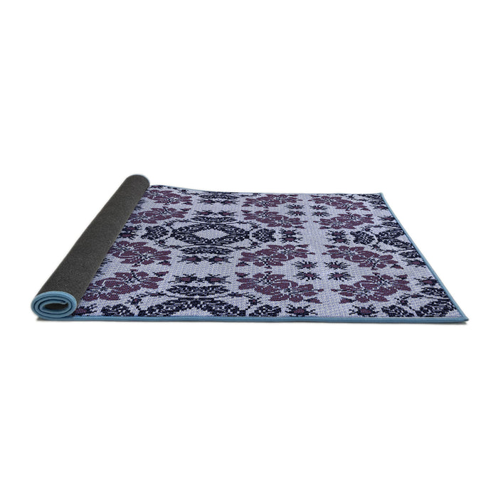 Thickness of Patterned Purple Haze Purple Rug, pat2145blu