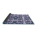 Thickness of Patterned Purple Haze Purple Rug, pat2145blu