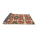 Thickness of Patterned Tomato Red Rug, pat2145org