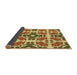 Thickness of Patterned Mustard Yellow Rug, pat2145yw