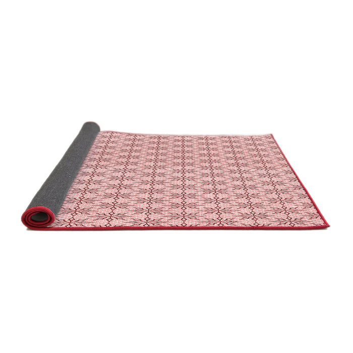 Thickness of Patterned Red Rug, pat2146rd