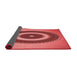 Thickness of Patterned Red Rug, pat2147rd