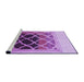 Sideview of Machine Washable Transitional Violet Purple Rug, wshpat2149pur