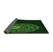 Thickness of Patterned Green Rug, pat2150grn