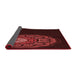 Thickness of Patterned Fire Brick Red Rug, pat2150rd