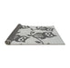 Thickness of Patterned Gray Rug, pat2151gry