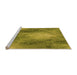 Sideview of Machine Washable Transitional Olive Green Rug, wshpat2152org