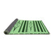 Thickness of Patterned Light Green Rug, pat2153grn