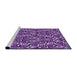 Sideview of Machine Washable Transitional Purple Rug, wshpat2154pur