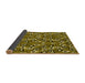 Thickness of Patterned Bakers Brown Rug, pat2154yw