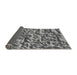 Thickness of Patterned Dark Gray Rug, pat2159gry