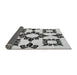 Thickness of Patterned Carbon Gray Rug, pat216gry