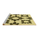 Sideview of Machine Washable Transitional Oak Brown Rug, wshpat216yw