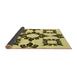 Thickness of Patterned Oak Brown Rug, pat216yw