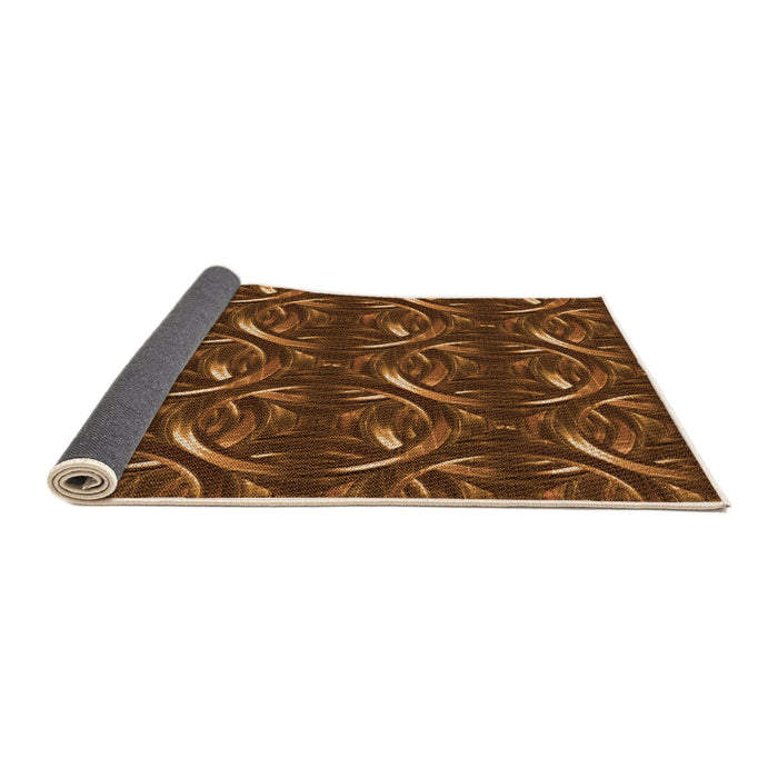 Thickness of Patterned Red Rug, pat2161org