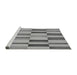 Sideview of Machine Washable Transitional Cloud Gray Rug, wshpat2162gry