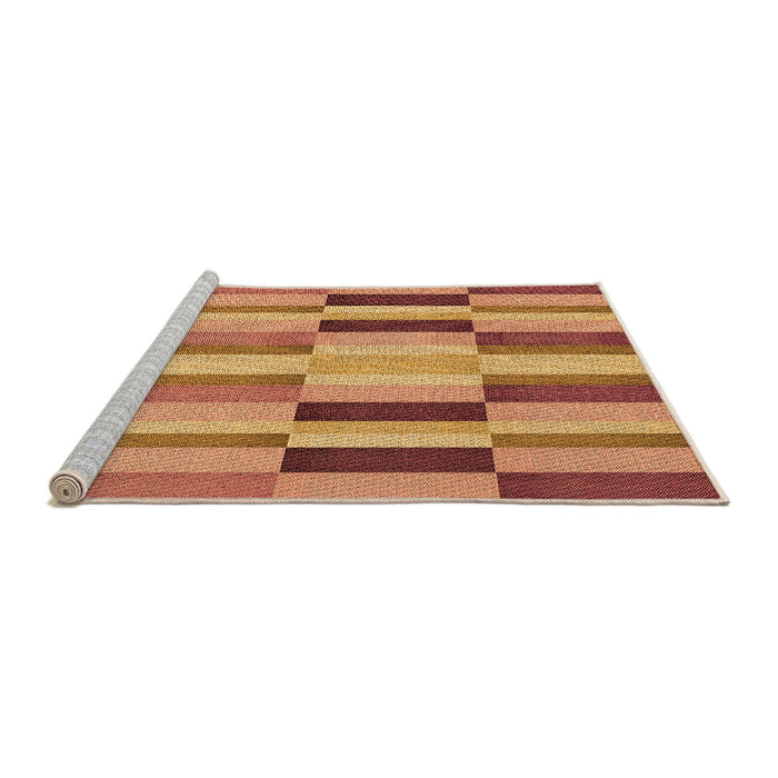 Sideview of Machine Washable Transitional Red Rug, wshpat2162org