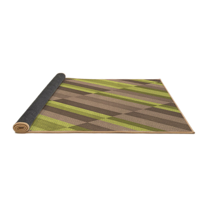 Thickness of Patterned Brown Rug, pat2164brn