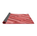 Thickness of Patterned Ruby Red Rug, pat2164rd