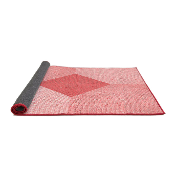 Thickness of Patterned Pink Rug, pat2165rd