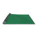 Thickness of Patterned Spring Green Rug, pat2166lblu