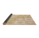 Thickness of Patterned Khaki Gold Rug, pat2168brn