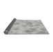 Thickness of Patterned Gunmetal Gray Rug, pat2171gry