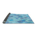 Thickness of Patterned Blue Rug, pat2171lblu