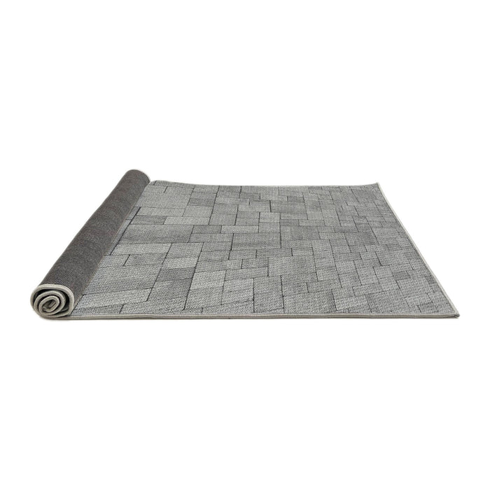 Thickness of Patterned Cloud Gray Rug, pat2183gry