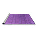 Sideview of Machine Washable Transitional Purple Rug, wshpat2195pur