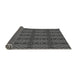 Thickness of Patterned Charcoal Black Rug, pat220gry