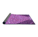 Thickness of Patterned Purple Rug, pat2201pur