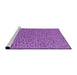 Sideview of Machine Washable Transitional Purple Rug, wshpat2202pur