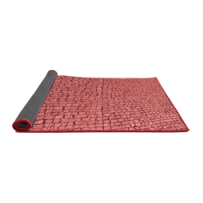 Thickness of Patterned Red Rug, pat2202rd