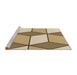 Sideview of Machine Washable Transitional Light Brown Rug, wshpat2206brn