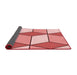 Thickness of Patterned Red Rug, pat2206rd