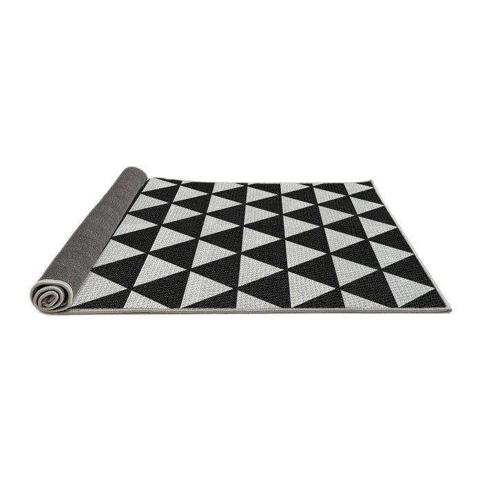 Thickness of Patterned Midnight Gray Rug, pat2207gry