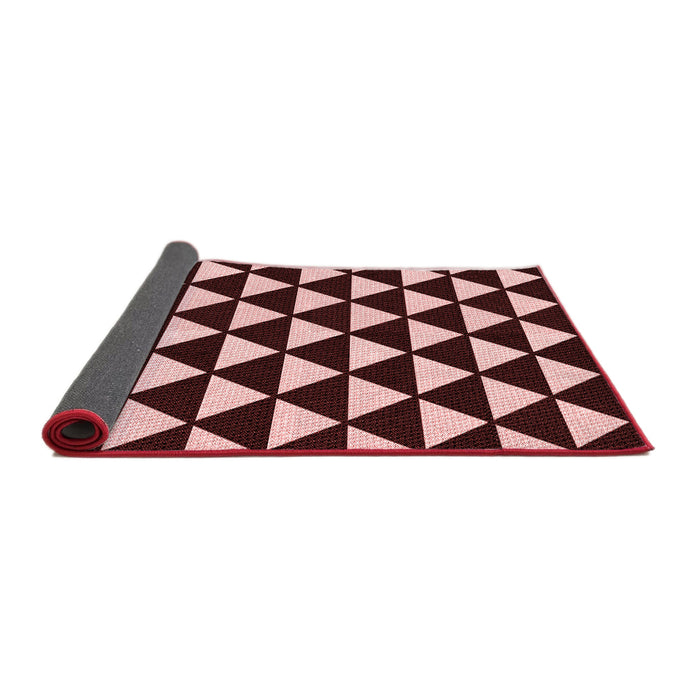 Thickness of Patterned Red Rug, pat2207rd