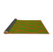 Thickness of Patterned Apple Green Rug, pat2209yw