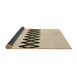 Thickness of Patterned Moccasin Beige Rug, pat2211brn