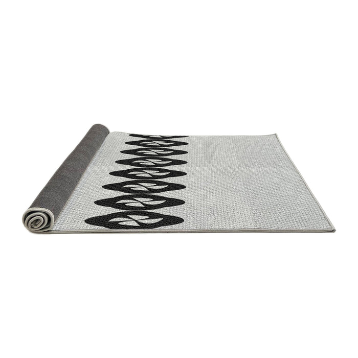 Thickness of Patterned Platinum Gray Rug, pat2211gry