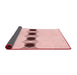 Thickness of Patterned Pink Rug, pat2212rd