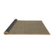 Thickness of Patterned Khaki Gold Rug, pat2214brn