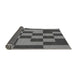 Thickness of Patterned Gunmetal Gray Rug, pat222gry