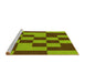 Sideview of Machine Washable Transitional Pistachio Green Rug, wshpat222yw