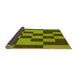 Thickness of Patterned Pistachio Green Rug, pat222yw