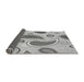 Thickness of Patterned Platinum Gray Rug, pat2221gry