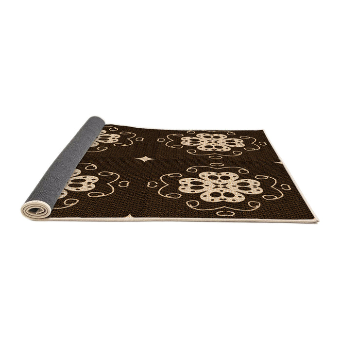 Thickness of Patterned Black Rug, pat2222org