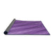 Thickness of Patterned Purple Rug, pat2226pur